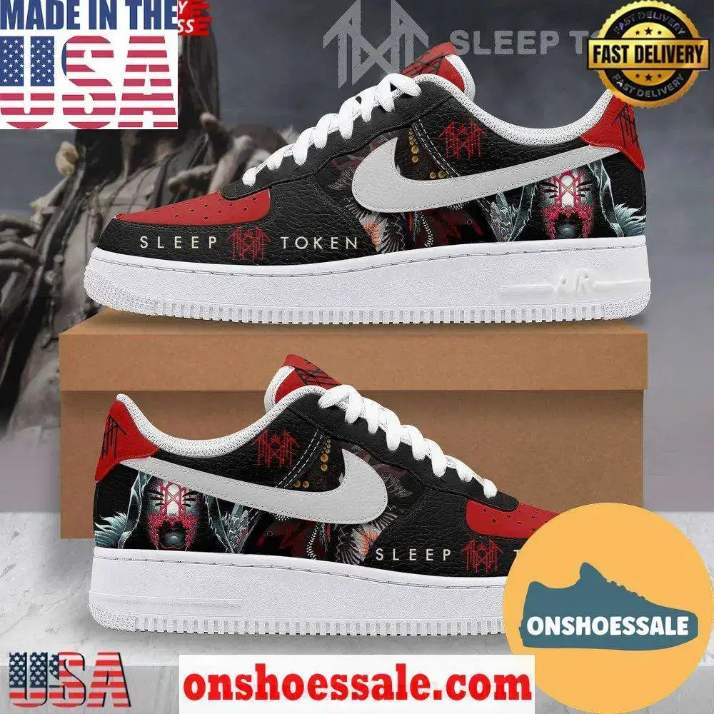 Sleep Token Band Hell Limited Edition Air Force 1 Running Sneakers Shoes, Gift For Fans - Best Gift Shoes