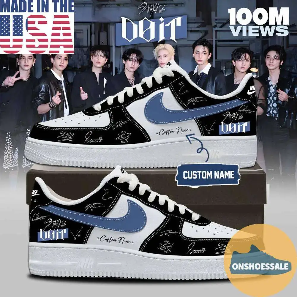 Stray Kids Celebrating Do It MV 100M Views Custom Name Air Force 1 Shoes, Gift For Fans - Best Gift Shoes