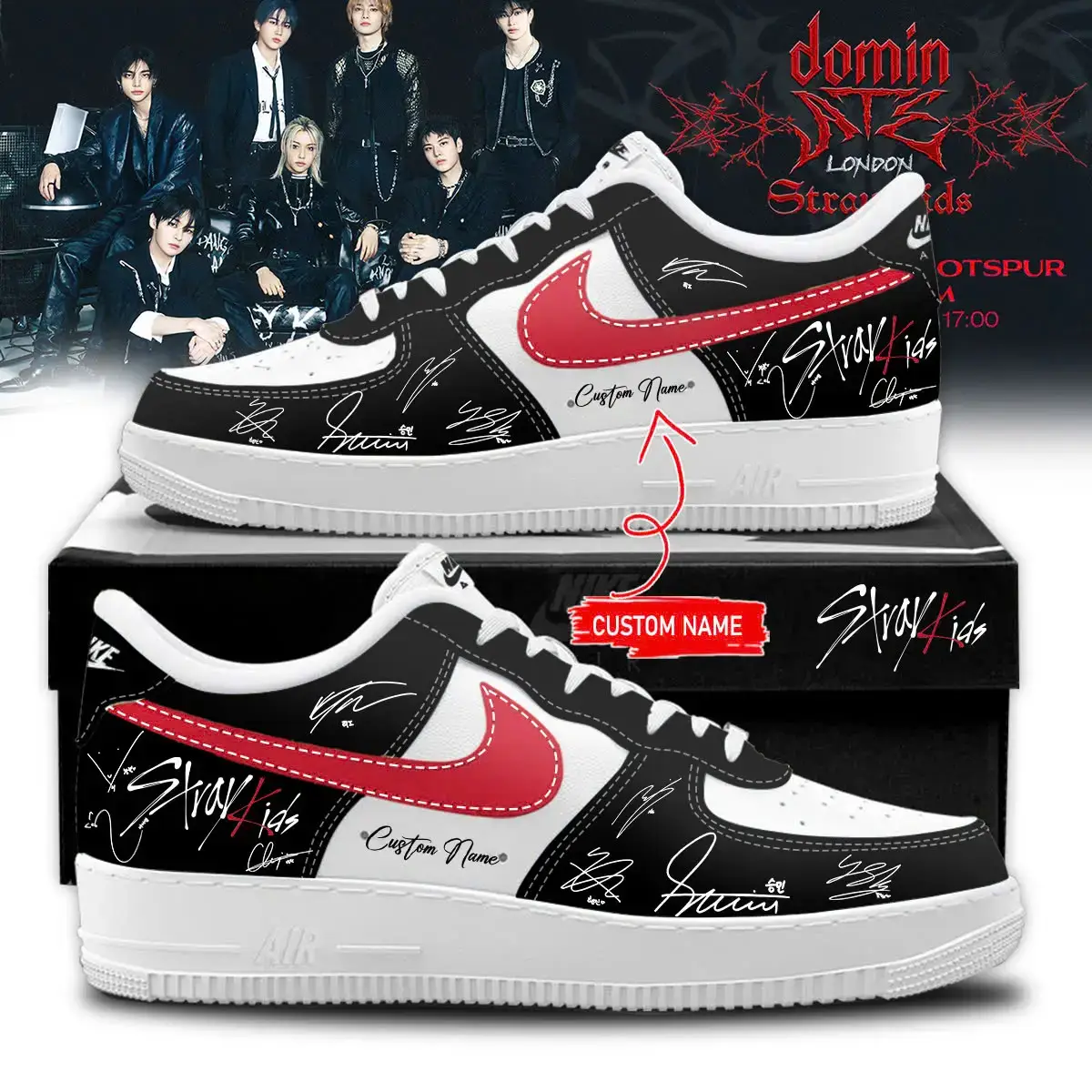 Stray Kids Limited Edition Air Force 1 Shoes 