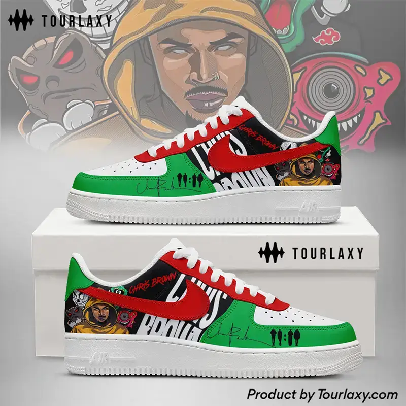 Style Chris Brown Air Force 1 Shoes 