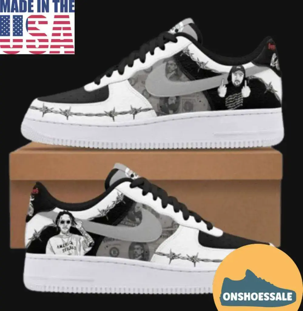 Suicideboys Grey Day Limited Edition Air Force 1 Sneakers - Best Gift Shoes