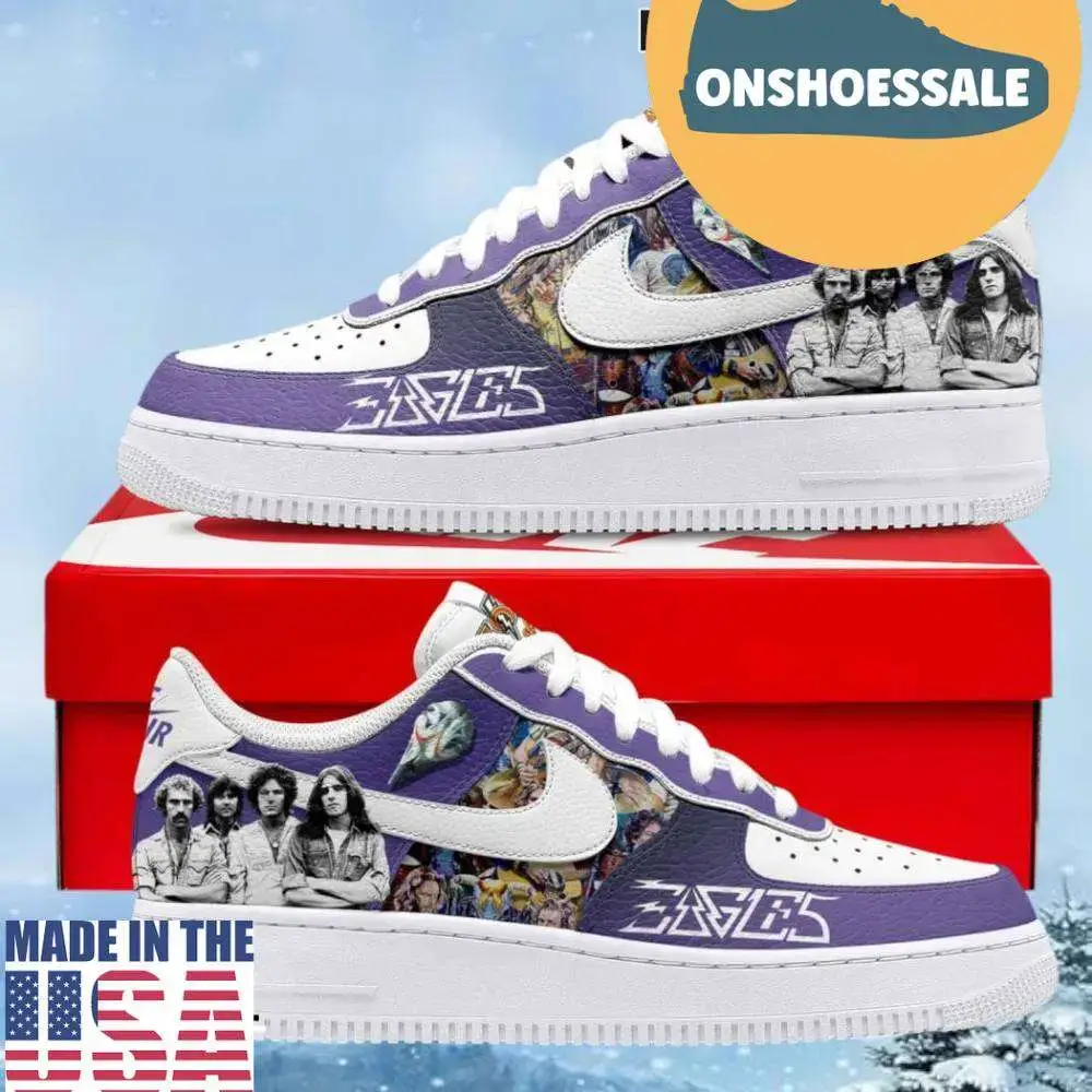 The Eagles Music Band Air Force 1 Shoes, Gift For Fans - Best Gift Shoes