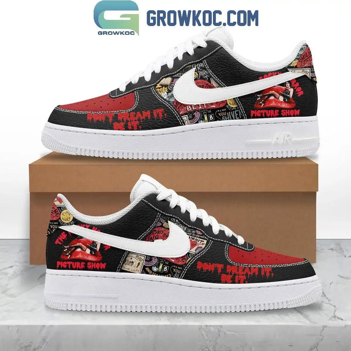 The Rocky Horror Picture Show Don't Dream It Be It Air Force 1 Shoes