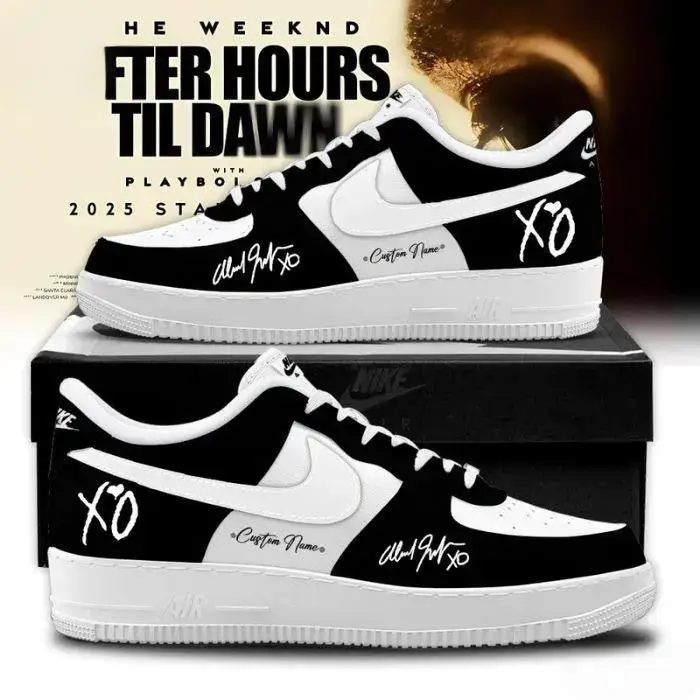 The Weeknd After Hours Til Dawn Tour Custom Air Force 1 Shoes
