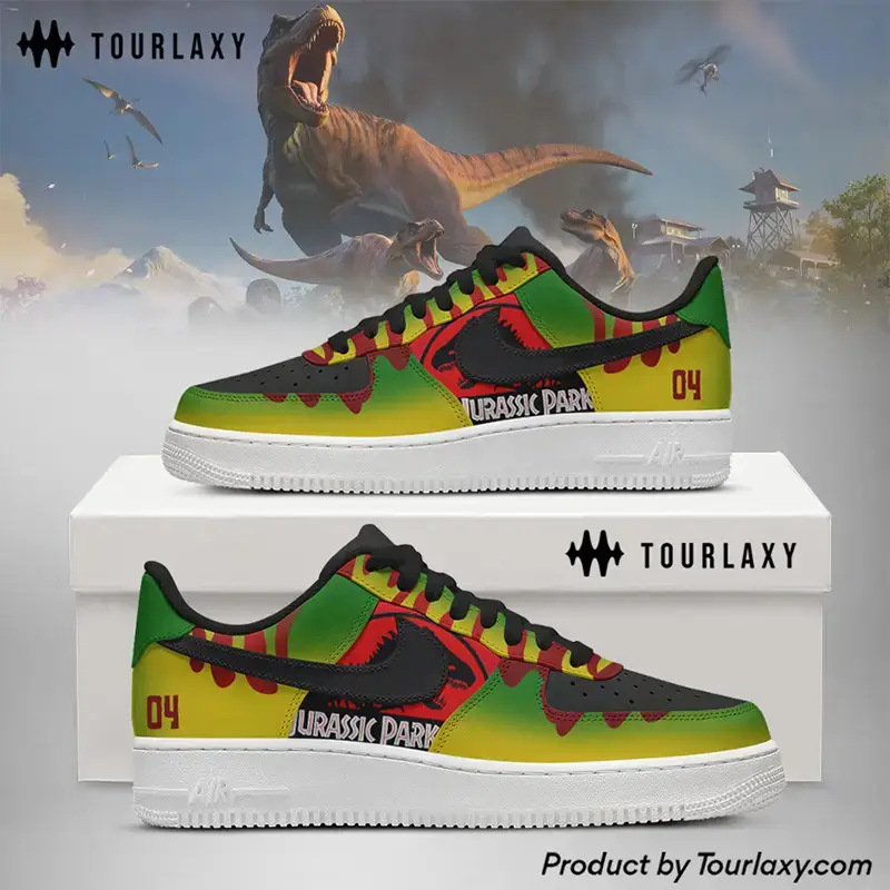 Tour Jeep Jurassic Park Air Force 1 Shoes 