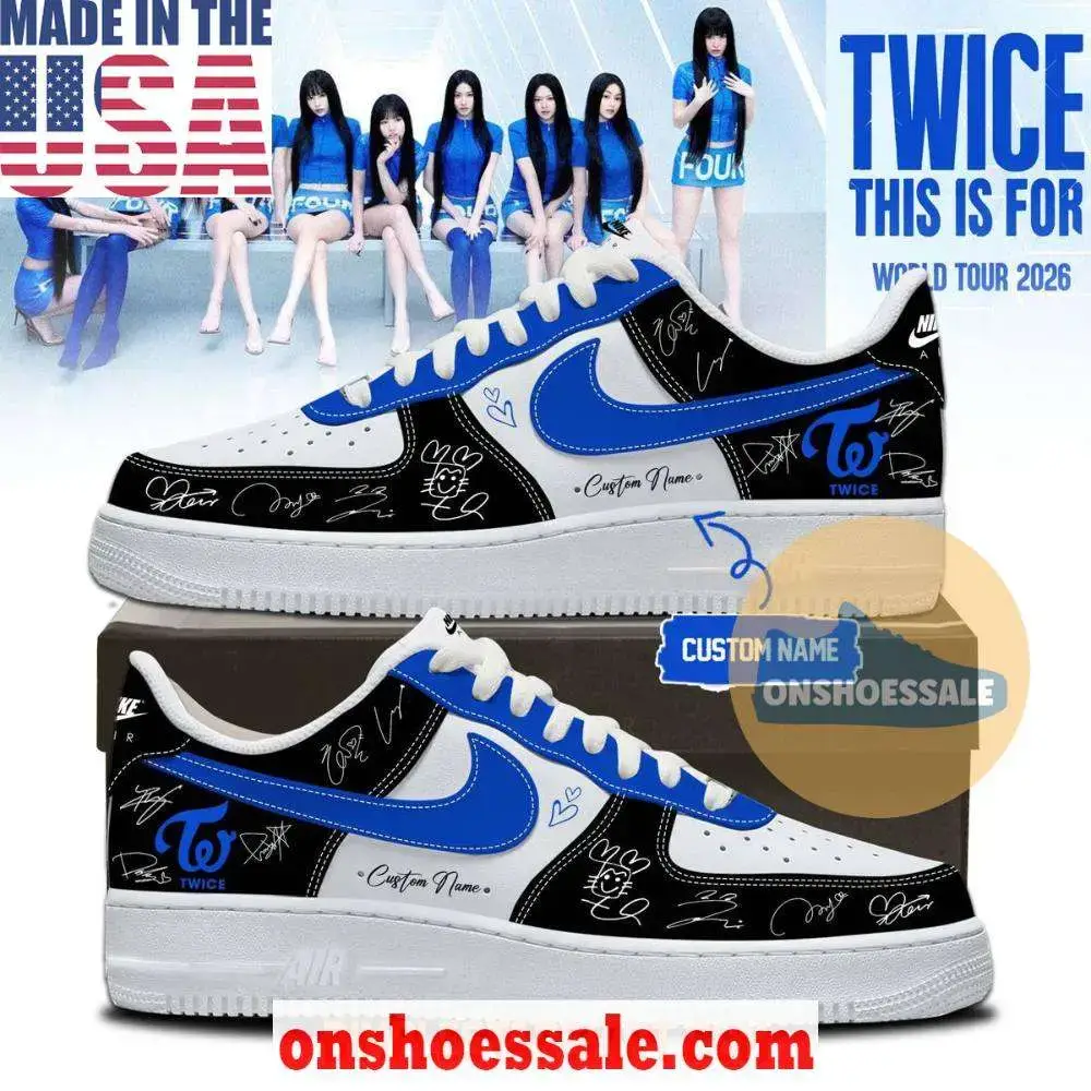 Twice This Is For World Tour 2026 Signature Air Force 1 Shoes, Gift For Fans - Best Gift Shoes