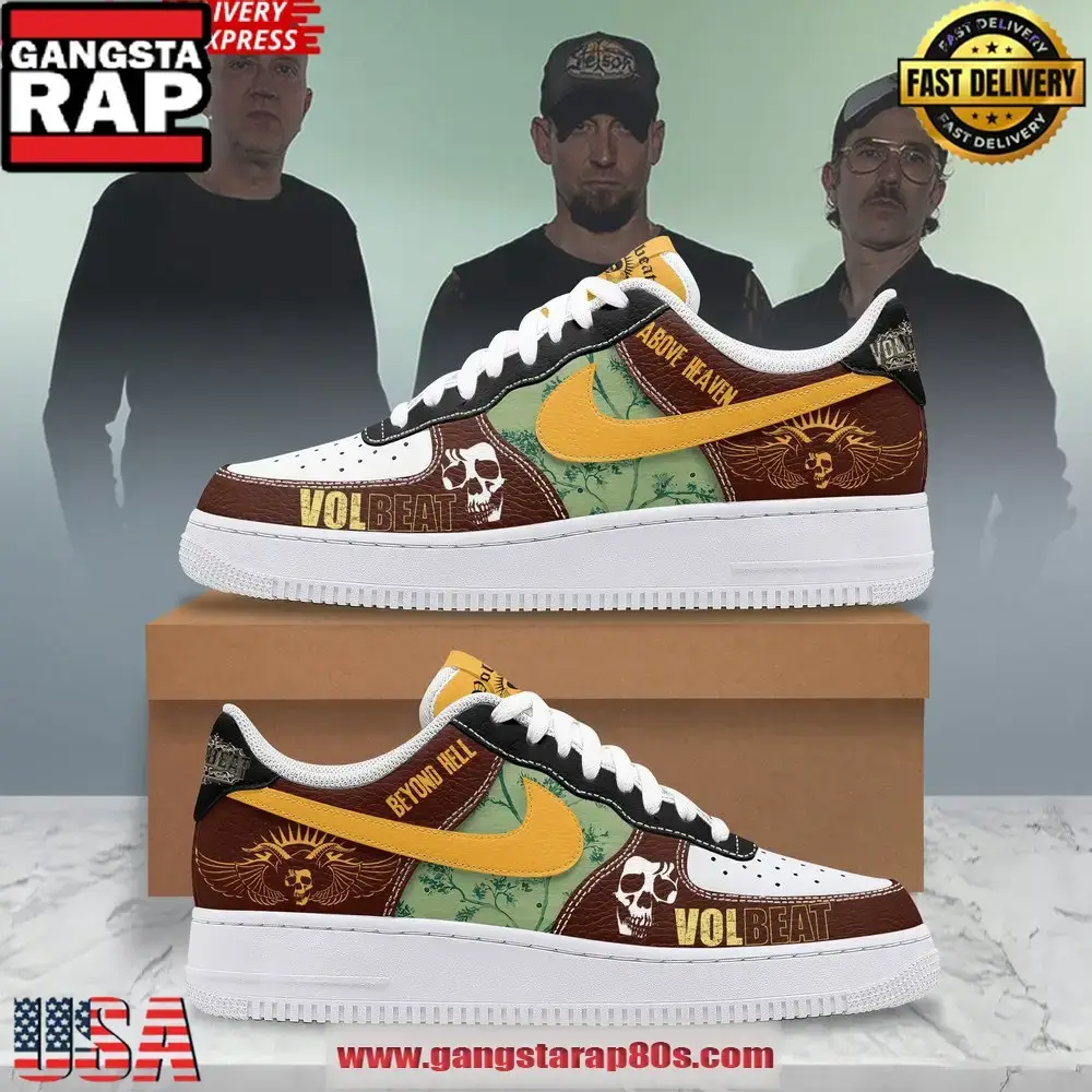 Volbeat Beyond Hell Limited Edition Air Force 1 Sneakers Shoes