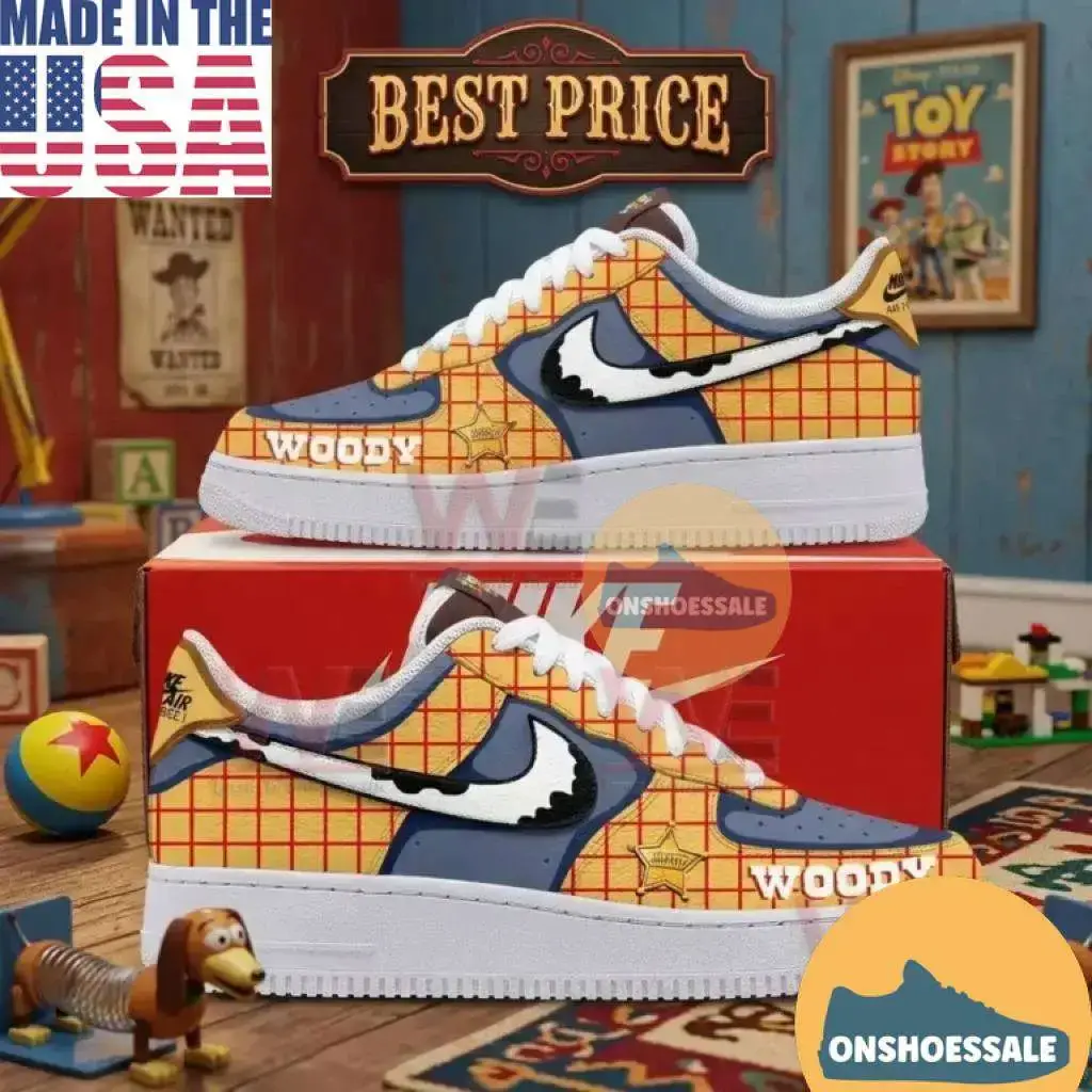 Woody Disney Pixar Toy Story Air Force 1 Shoes, Gift For Fans - Best Gift Shoes