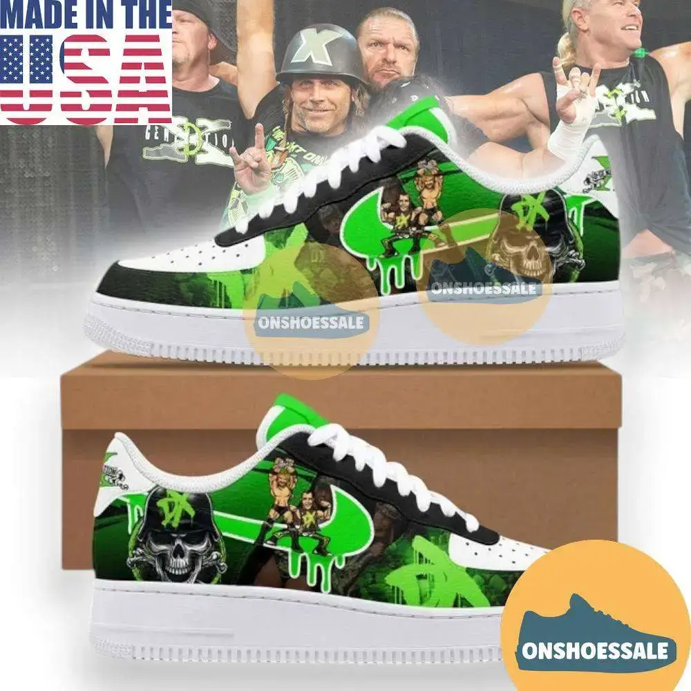 WWE DX Air Force 1 Shoes - Best Gift Shoes