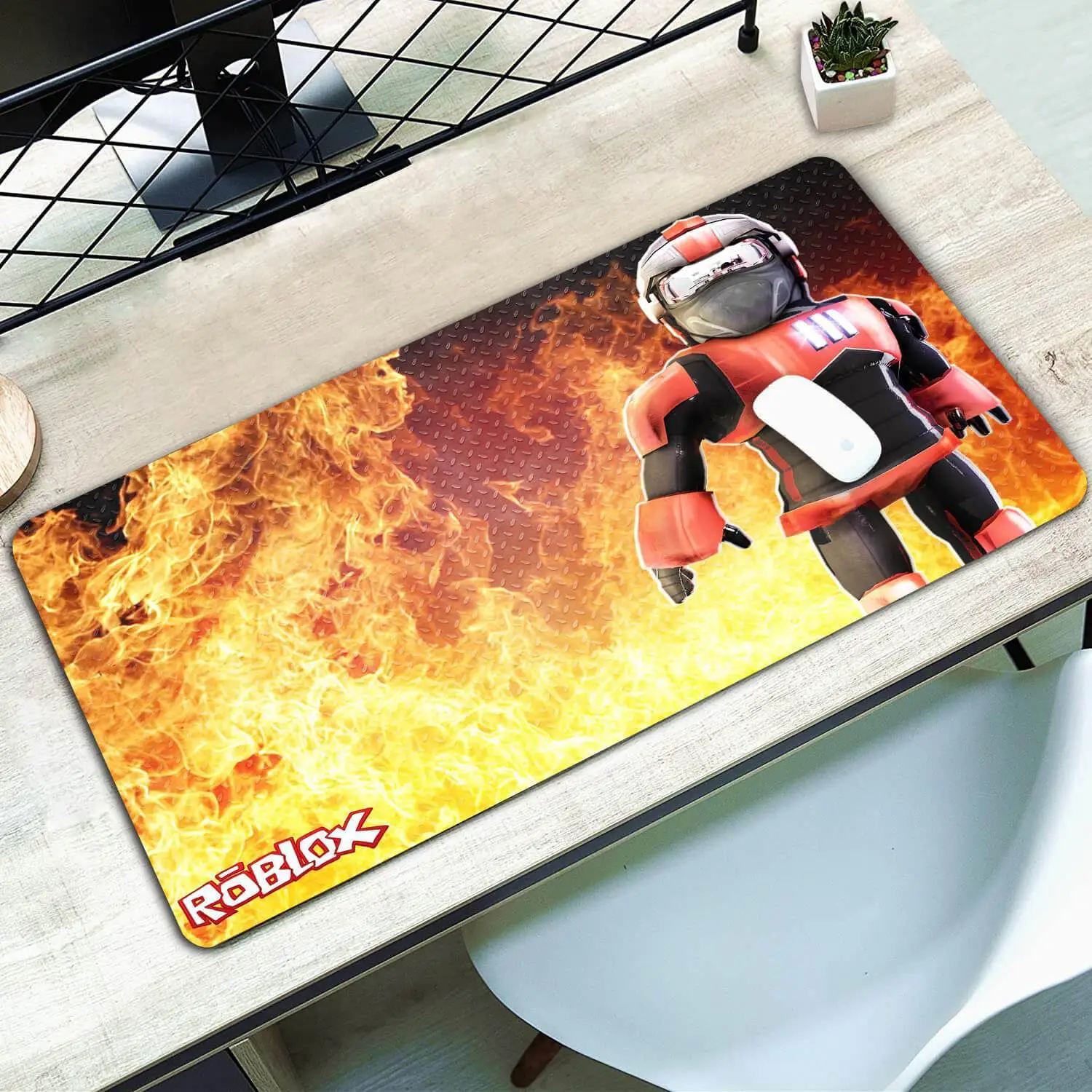 Roblox Fire Mouse Pad Long(2 Designs) – Depo's EZ Rentals