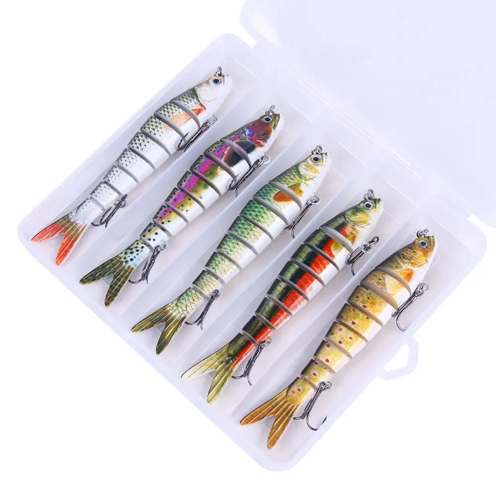 Multi-Jointed Swimbait Lures 13.7cm 27g (5 Pack)