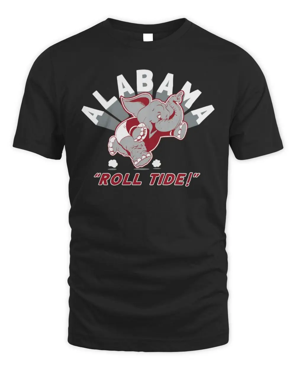 Alabama Crimson Tide Roll Tide Running Elephant Mascot College Football Red T-Shirt