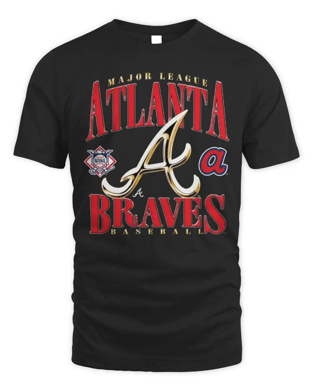 Atlanta Braves Chrome Stack Hoodie Sweatshirt