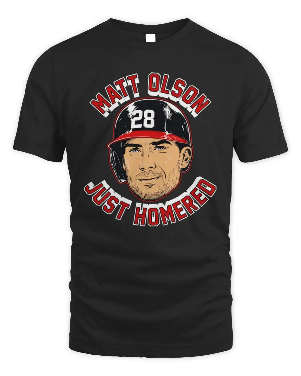 Atlanta Braves MLB Matt Olson Home Run Face T-Shirt