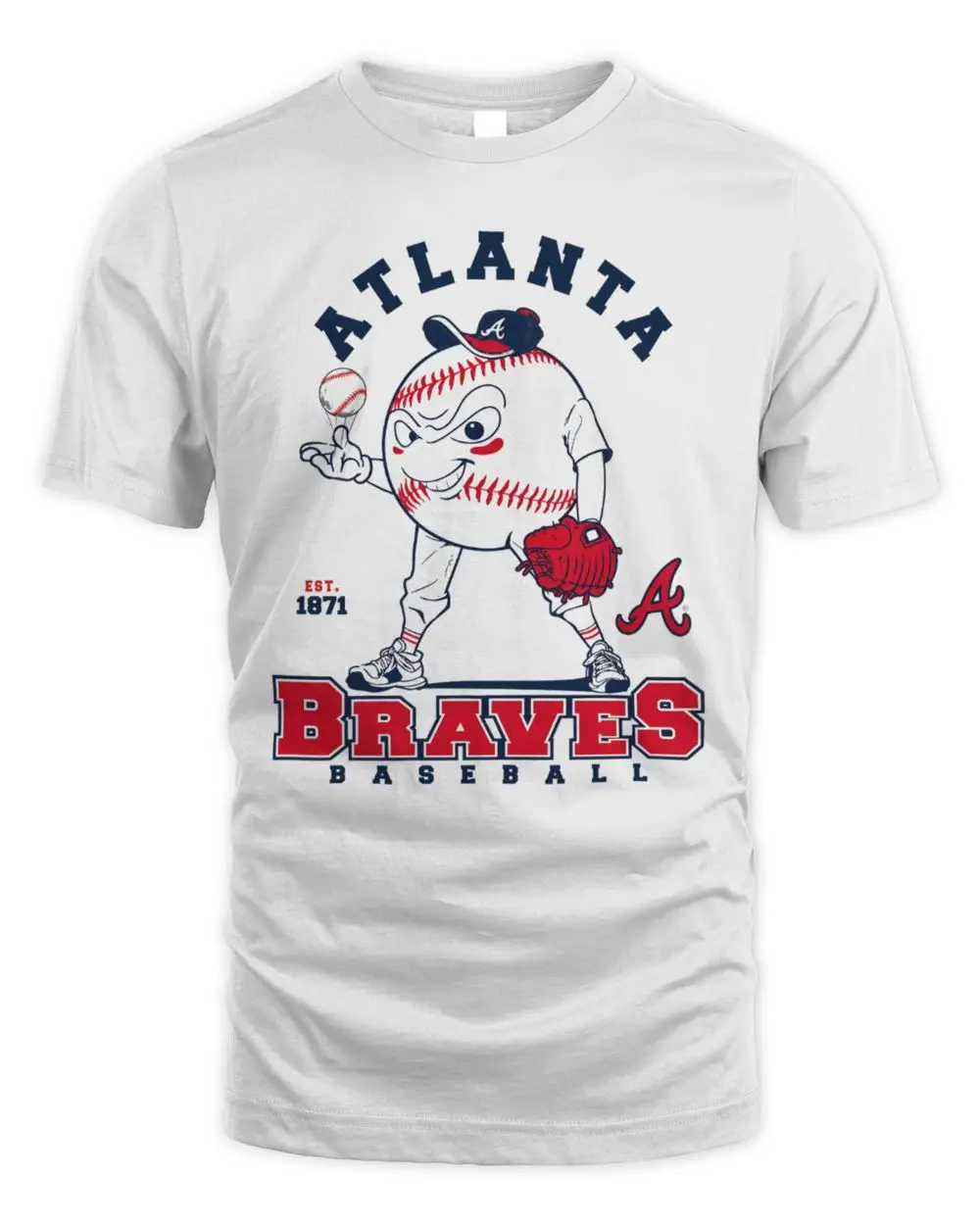 Atlanta Braves Starter Baseball Character T-Shirt