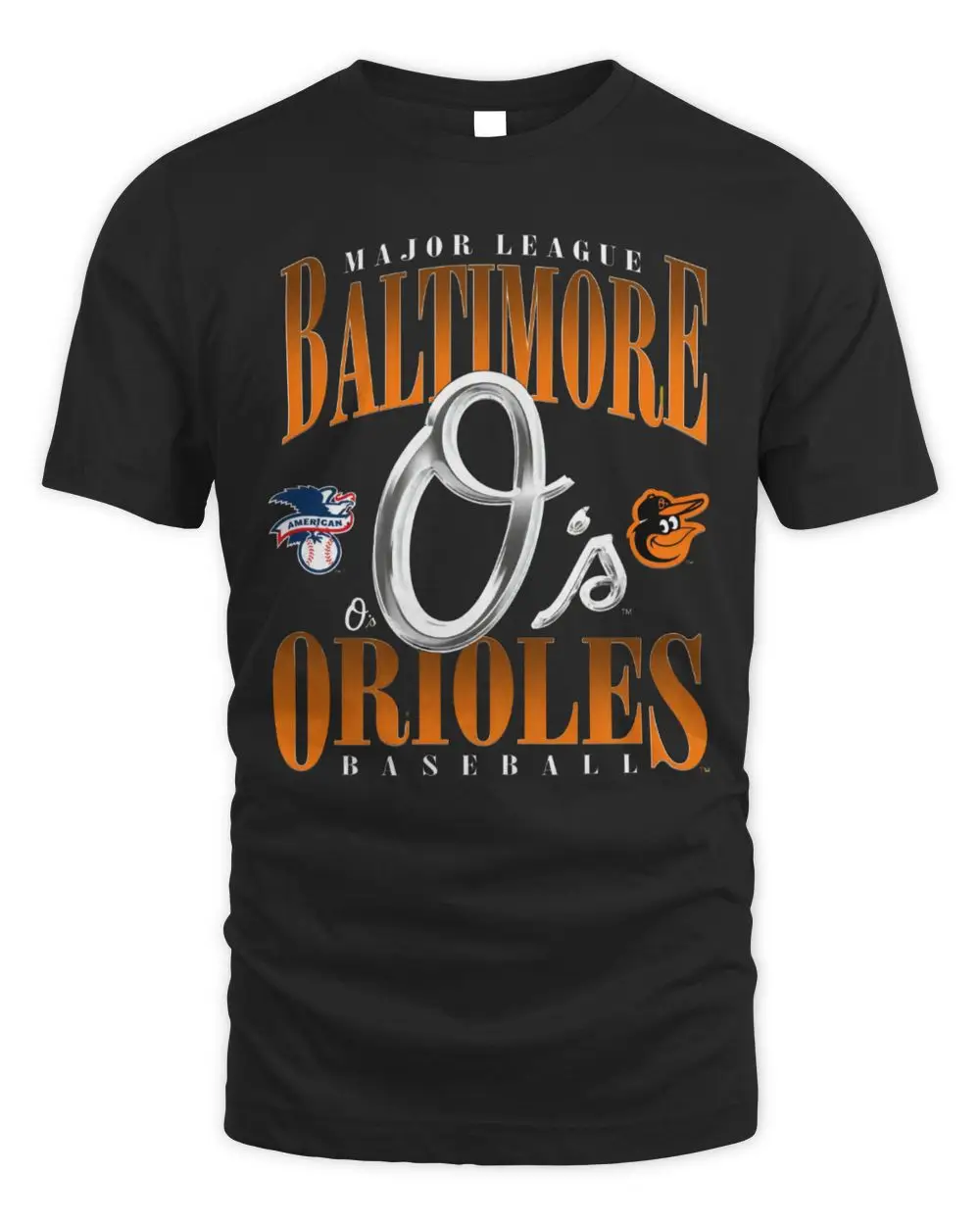 Baltimore Orioles Chrome Stack Tee