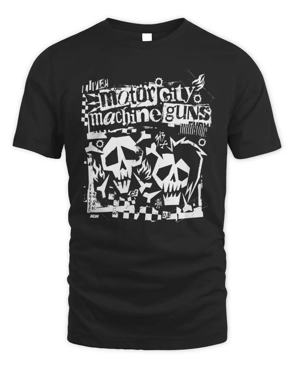 Black Motor City Machine Guns MCMG T-Shirt