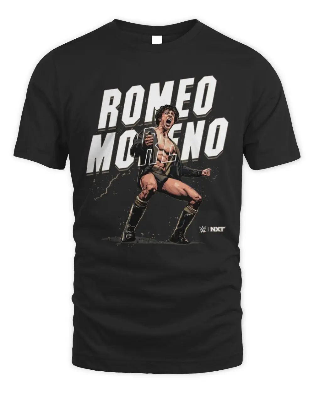 Black Romeo Moreno NXT Superstar Name 2026 T-Shirt