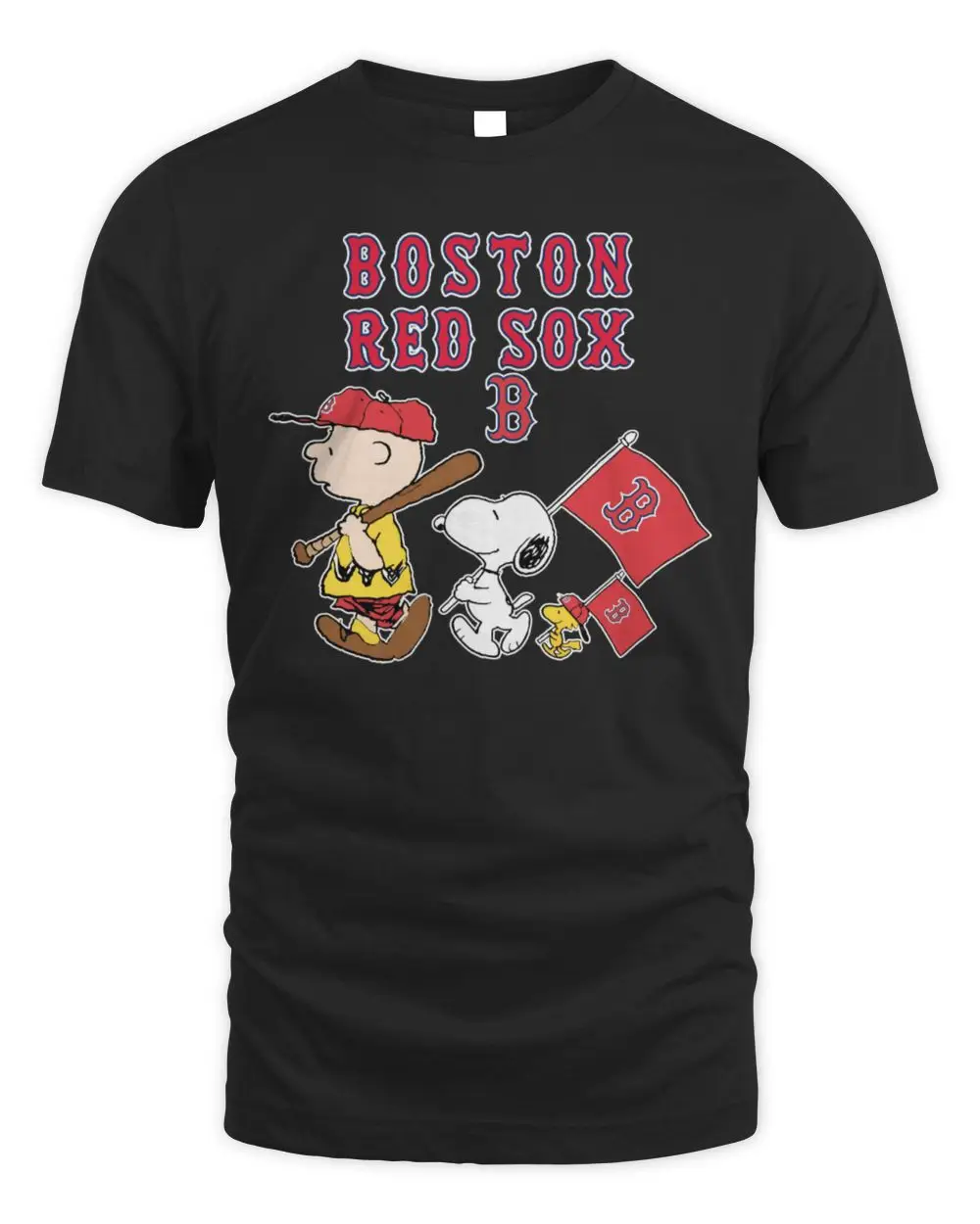 Boston Red Sox Baseball X Peanuts Snoopy Flag Hoodie