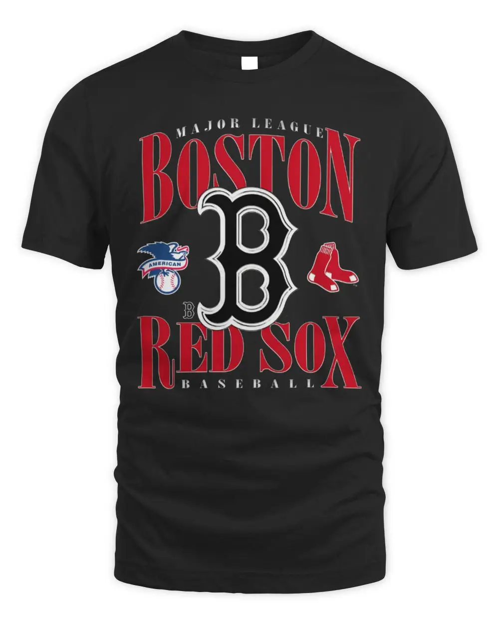 Boston Red Sox Chrome Stack Hoodie Sweatshirt