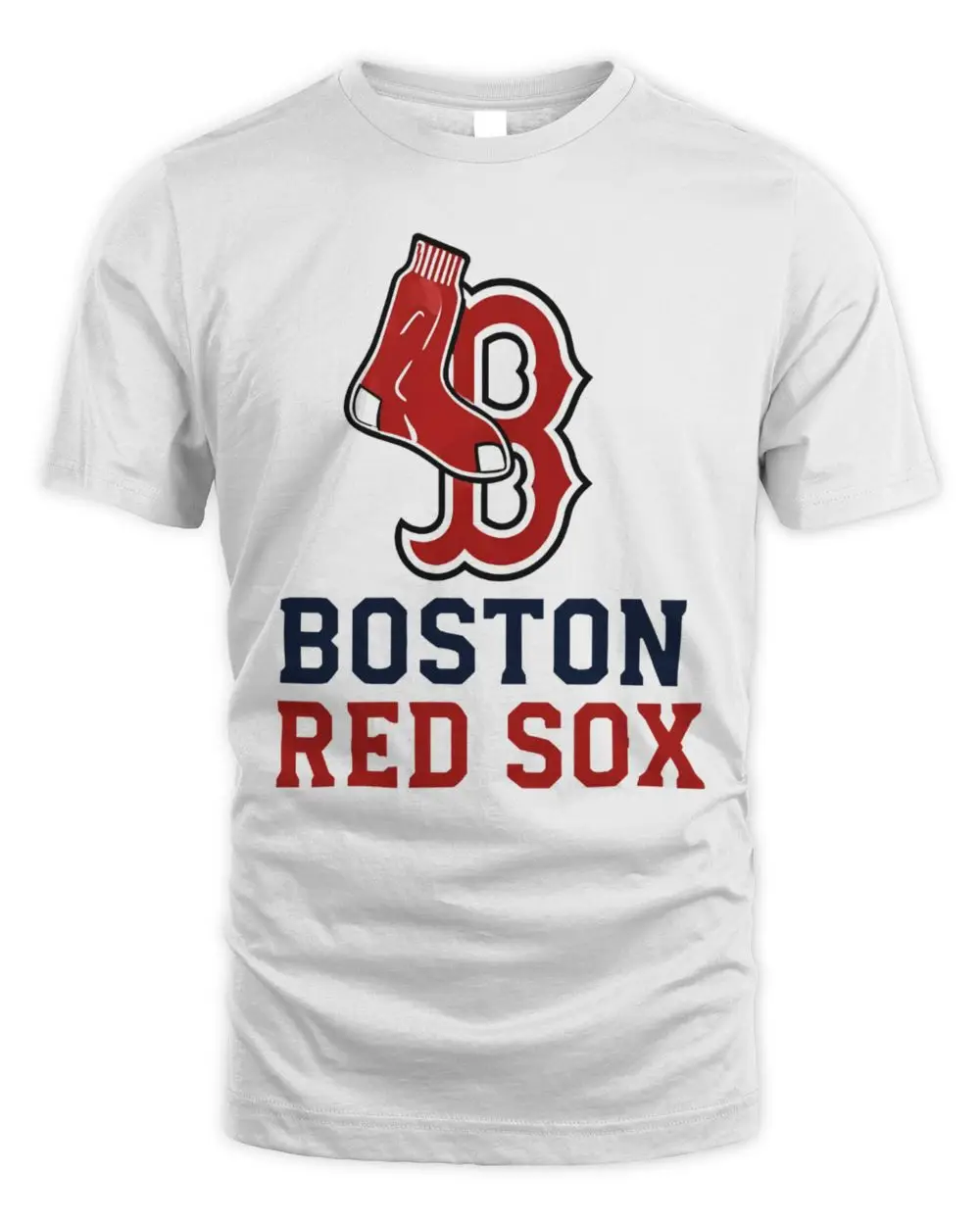 Boston Red Sox Logo Skull Bat Crossed Baseball Shirt Boston Red Sox Logo Skull Bat Crossed Baseball Shirt - Image 1