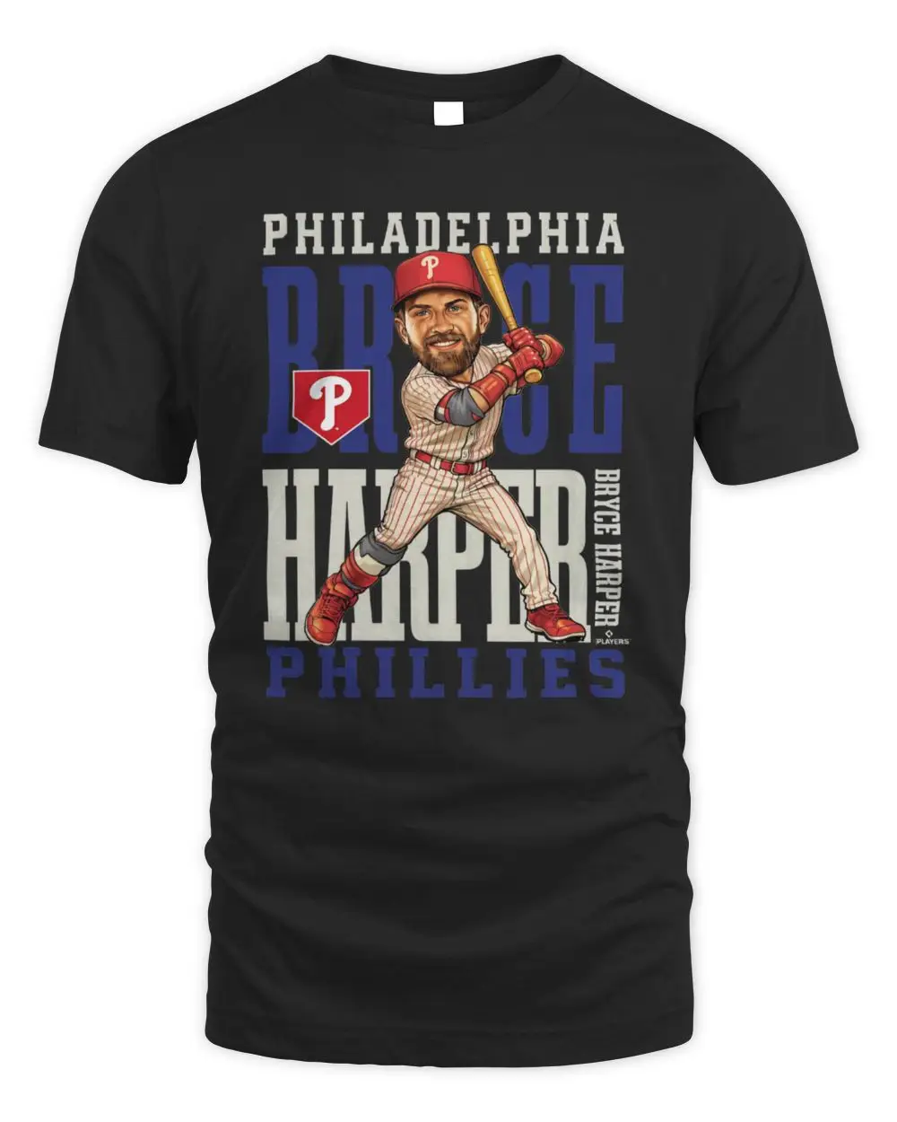 Bryce Harper Red Philadelphia Phillies Caricature Clash Hoodie