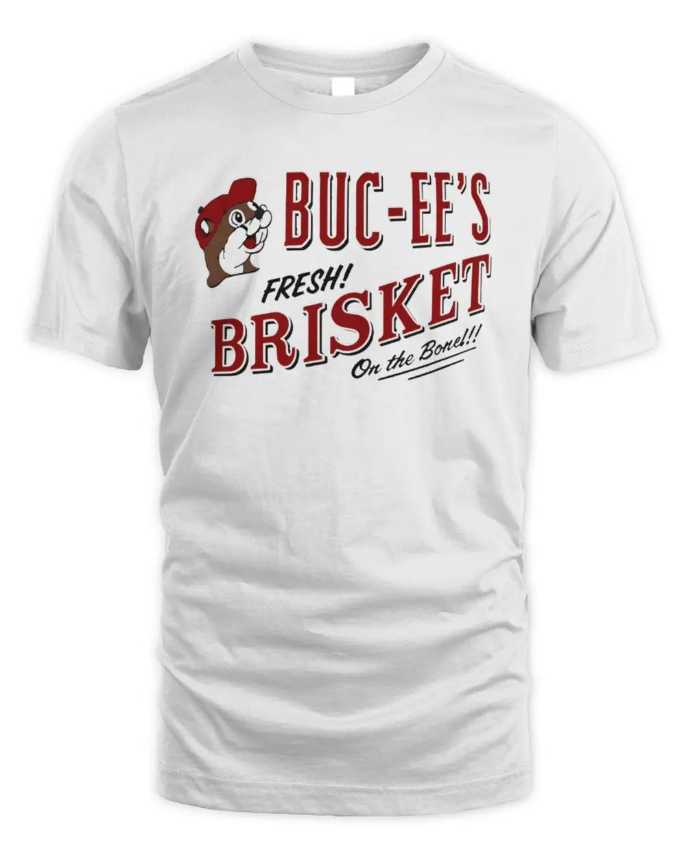 Buc-ee's Fresh Brisket On The Bone Beaver Mascot Texas Convenience Store Barbecue Fan Graphic Hoodie