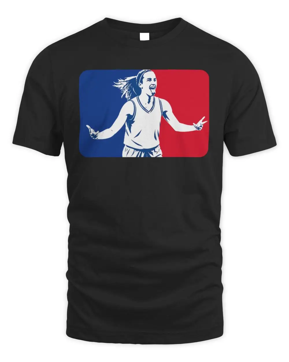 Caitlin Clark Indiana Basketball WNBA Star Player Logo Silhouette Graphic Black Hoodie