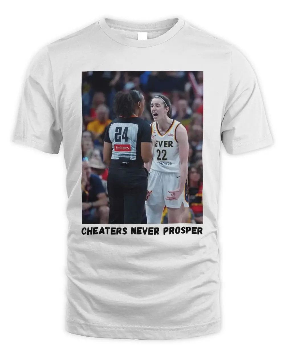 Caitlin Clark Indiana Fever Cheaters Never Prosper Hoodie