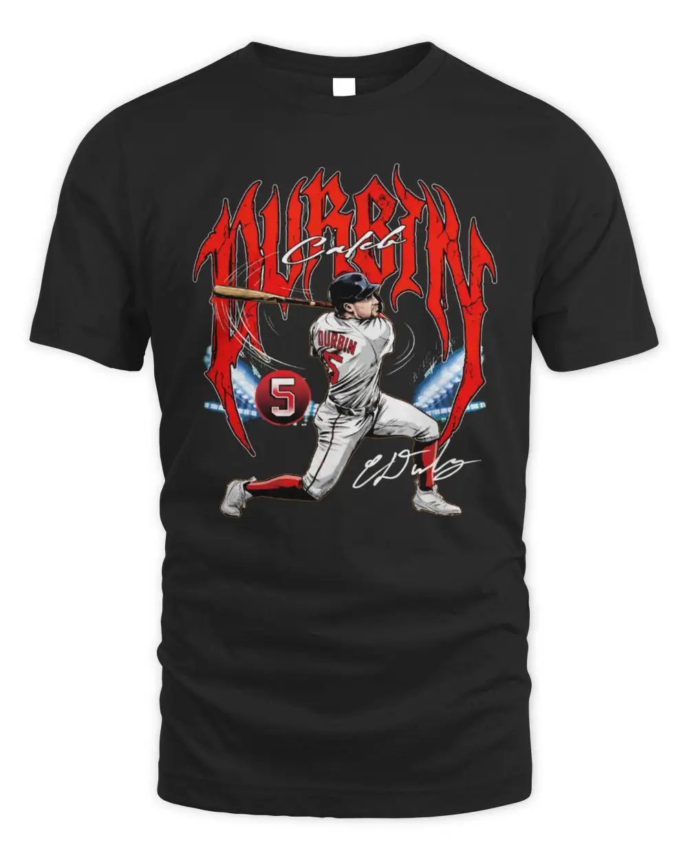 Caleb Durbin Boston Stadium Lights T-Shirt Black
