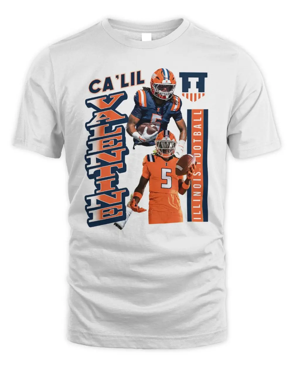 Ca'Lil Valentine Illinois Orange Tee