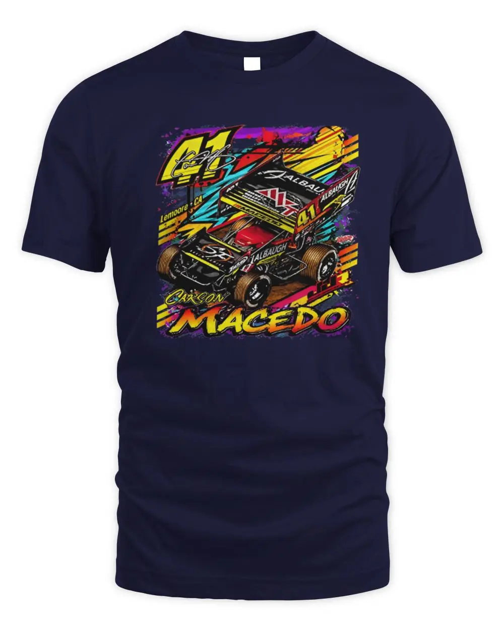 Carson Macedo Car Racing Graphic Signature Shirt