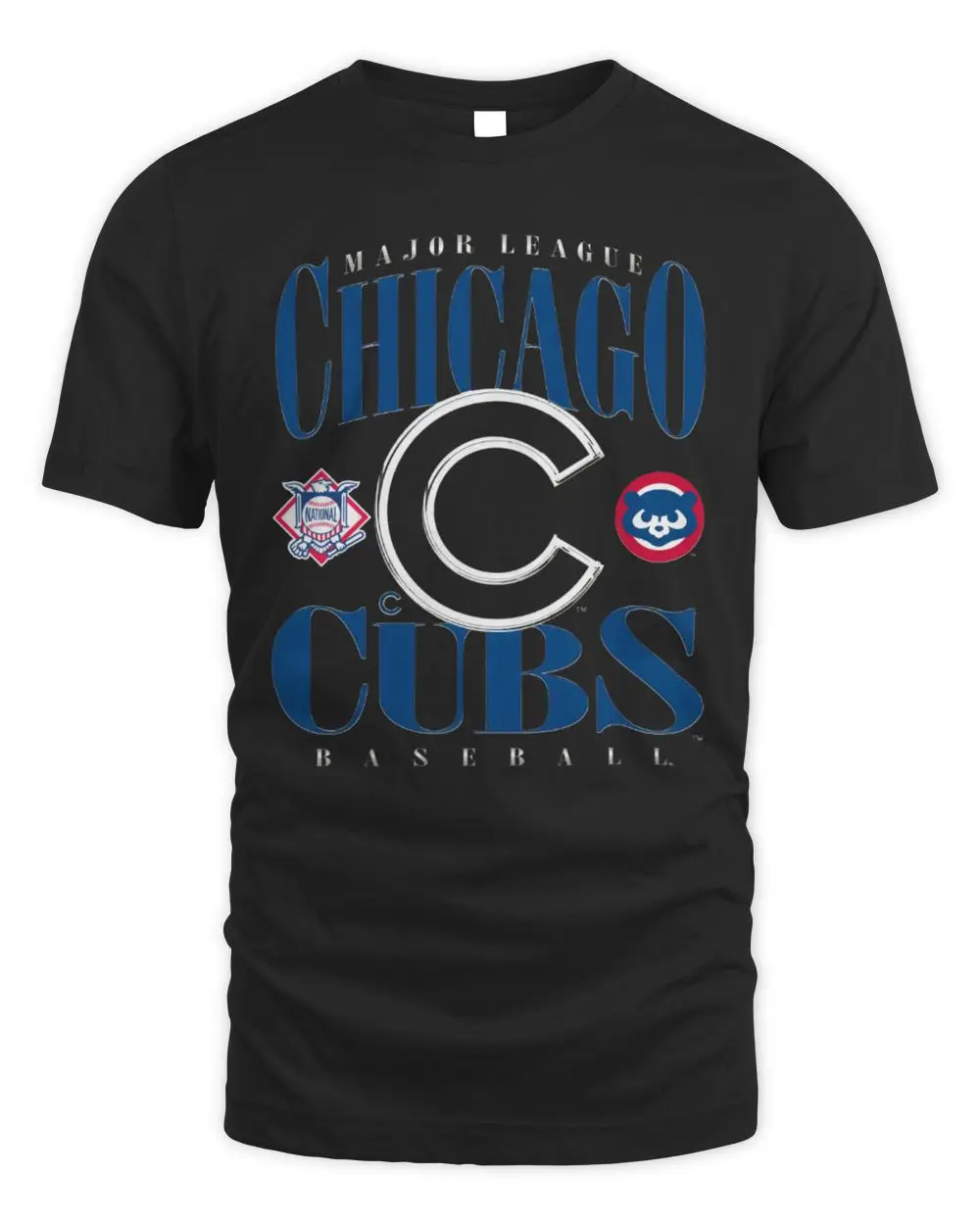 Chicago Cubs Chrome Stack Tee Chicago Cubs Chrome Stack Tee - Image 1
