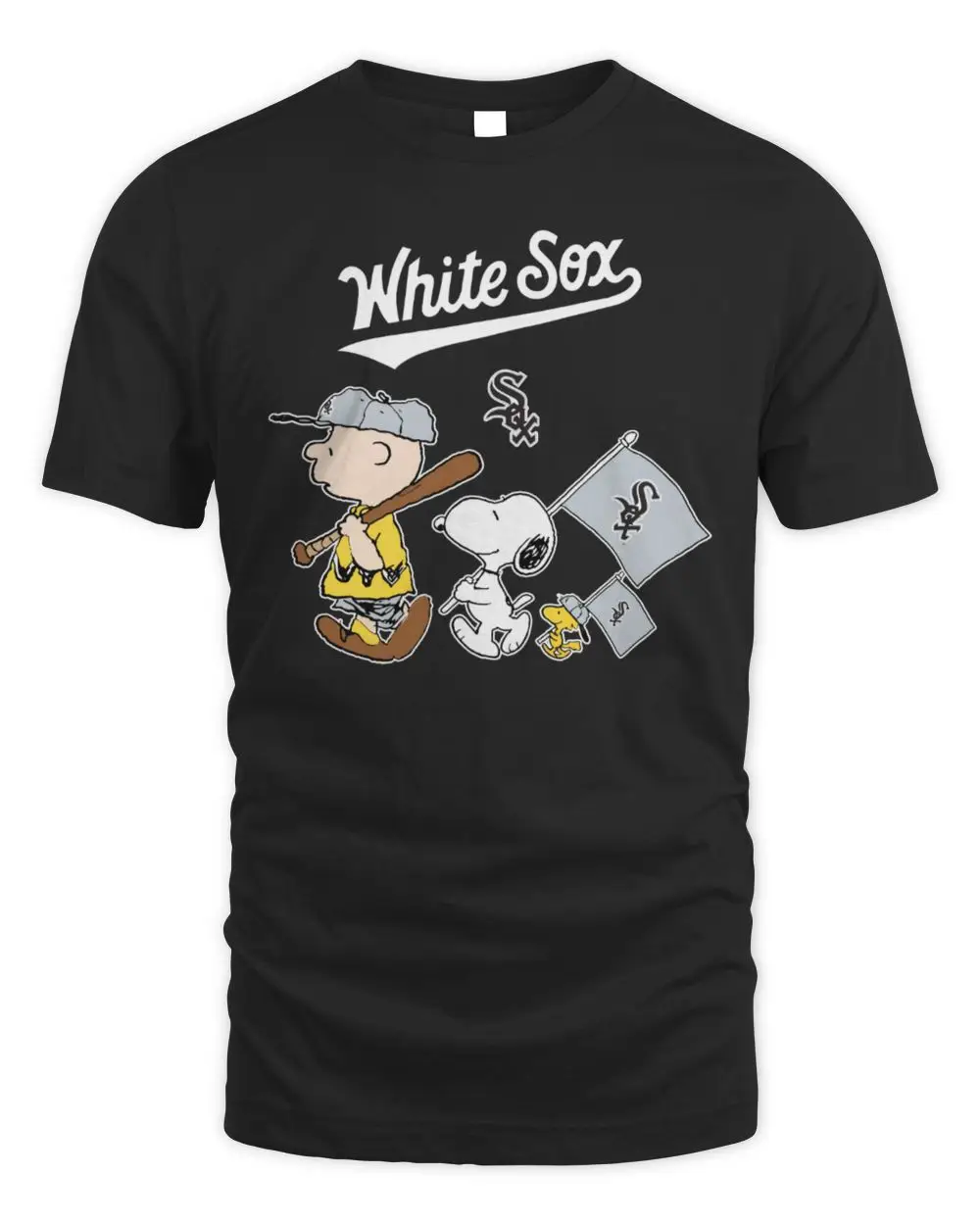 Chicago White Sox Baseball X Peanuts Snoopy Flag Hoodie