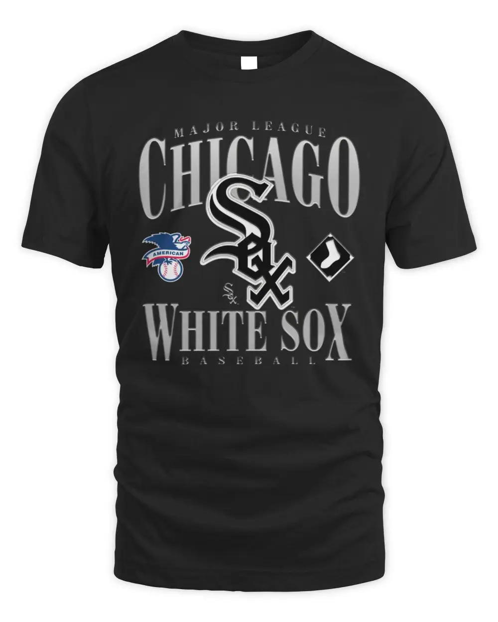 Chicago White Sox Chrome Stack Tee Chicago White Sox Chrome Stack Tee - Image 1