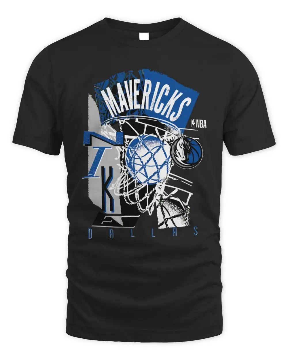 Dallas Mavericks Courtside NBA Black Hoodie Sweatshirt