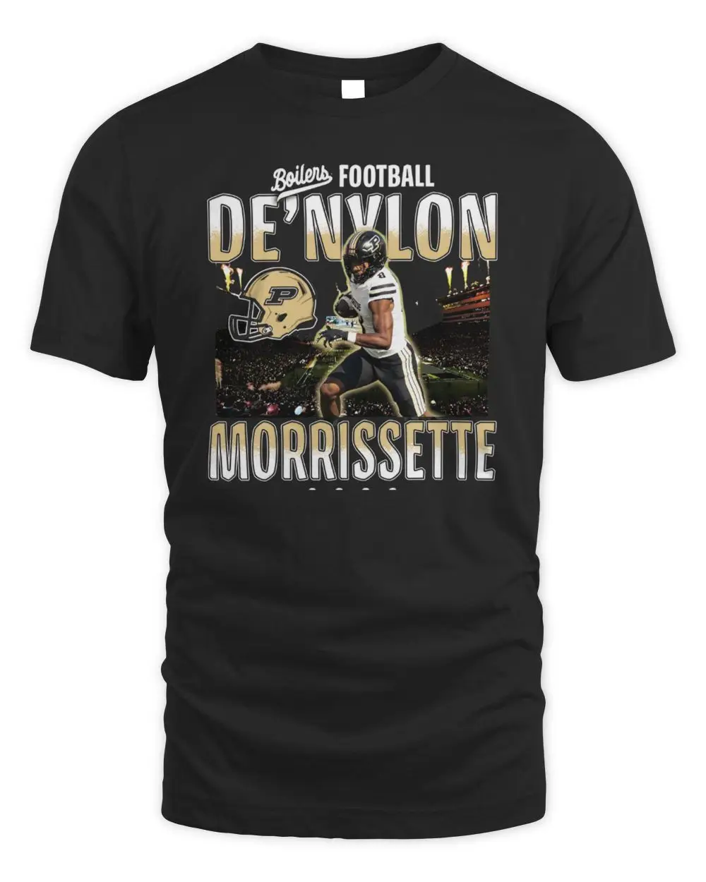 De'Nylon Morrissette Purdue Black Exclusive Hoodie