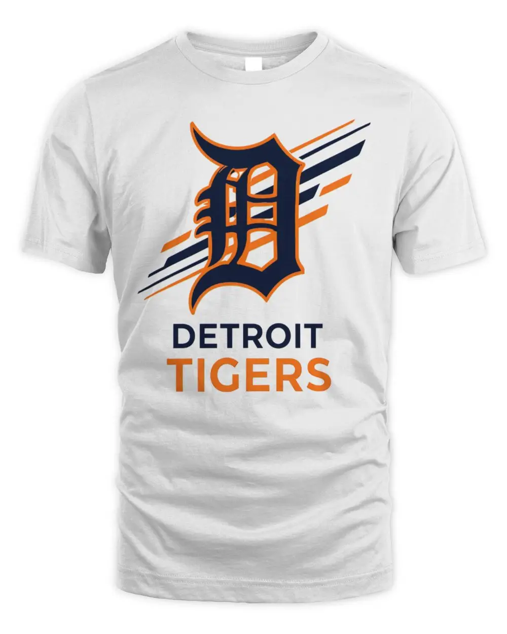 Detroit Tigers Logo Skull Bat Crossed Baseball Shirt
