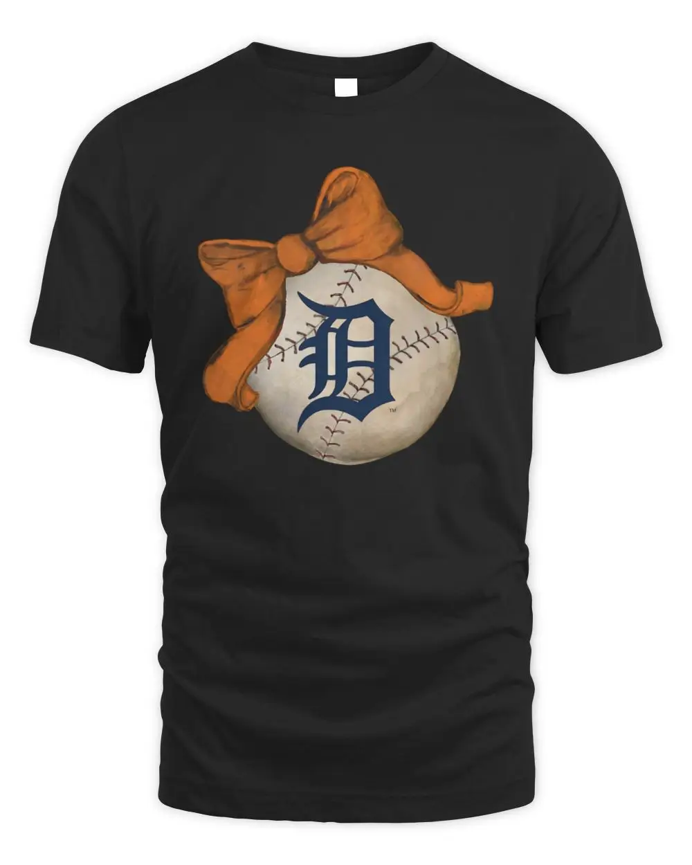 Detroit Tigers MLB Bow Baseball Logo Fan Graphic Hoodie