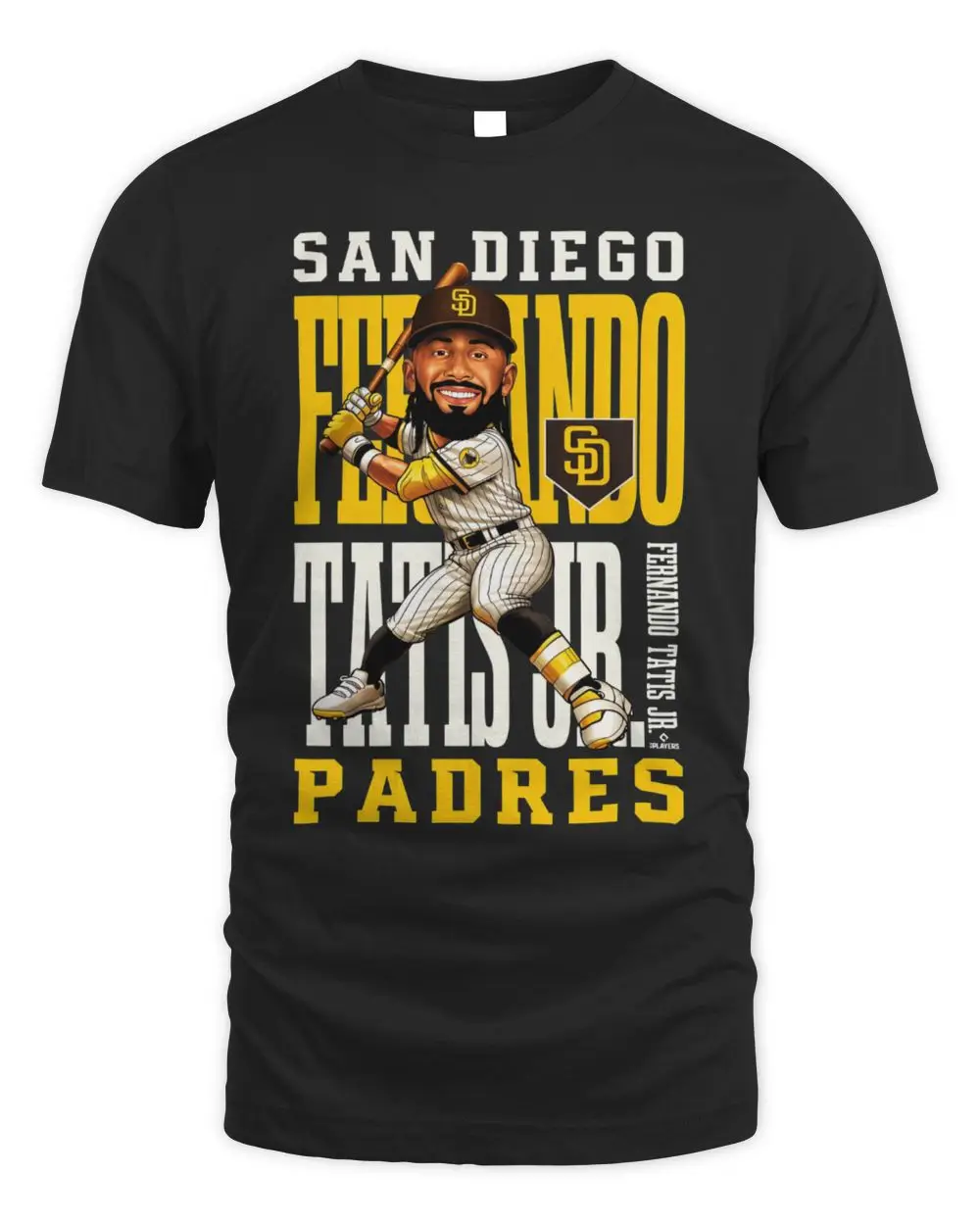 Fernando Tatis Jr. San Diego Padres Caricature Clash T-Shirt