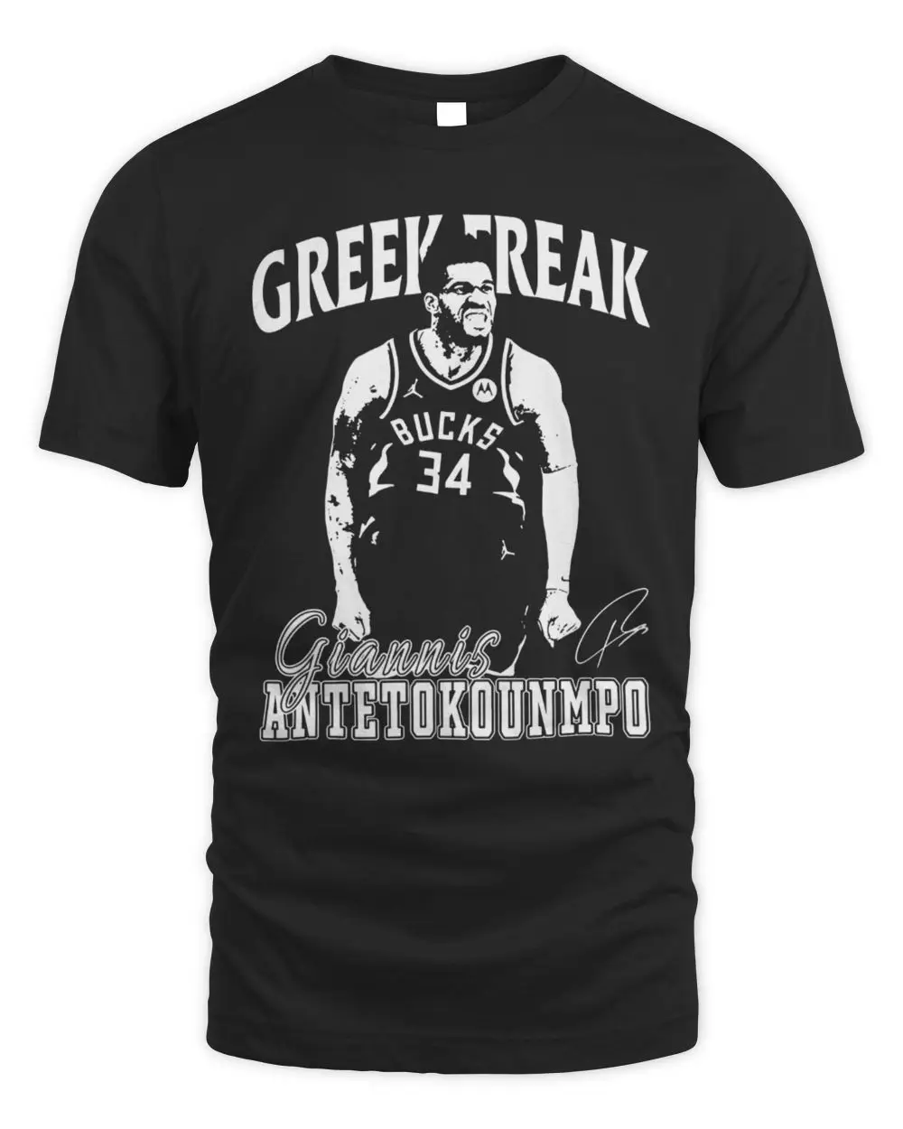 Giannis Antetokounmpo Greek Freak Milwaukee Bucks Signature Shirt