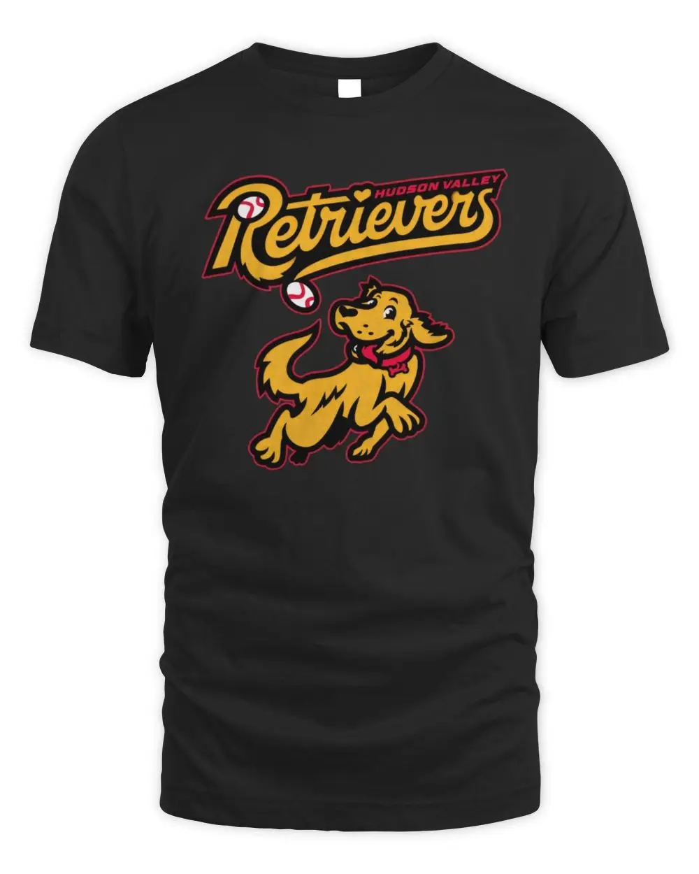 Hudson Valley Retrievers Baseball Team Golden Retriever Dog Logo Graphic T-Shirt 2026