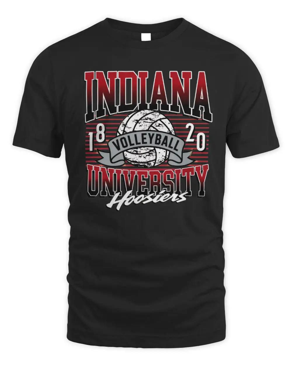 Indiana Hoosiers Volleyball 1820 Big Print Tee