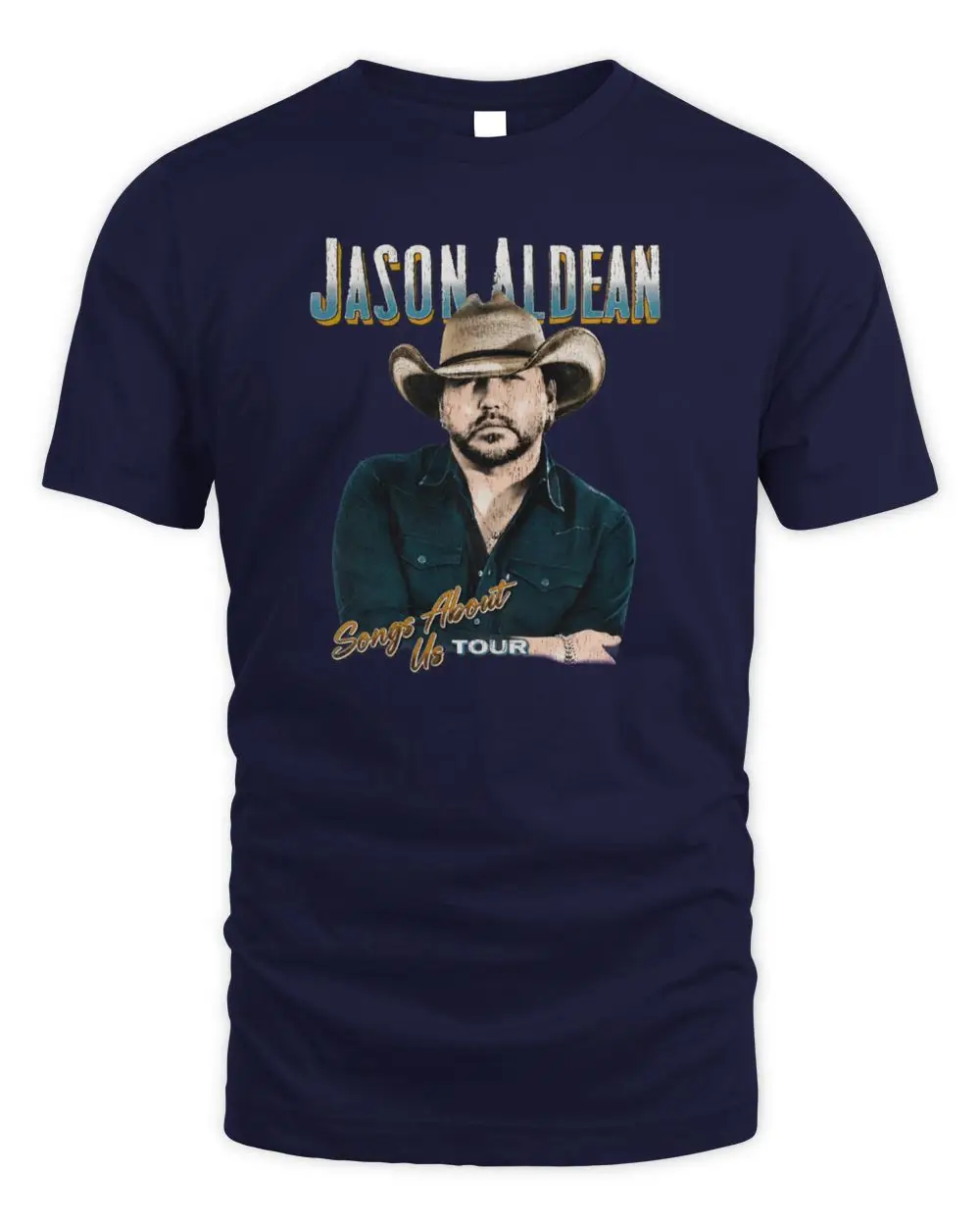 Jason Aldean Store Merch Songs About Us Tour 2026 Vintage Hoodie