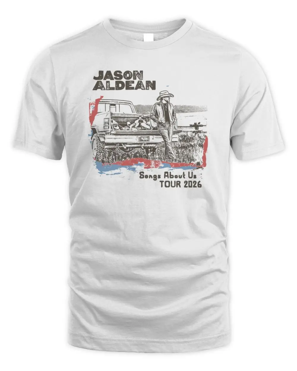 Jason Aldean Tour Merch Songs About Us Tour 2026 Truck Hoodie