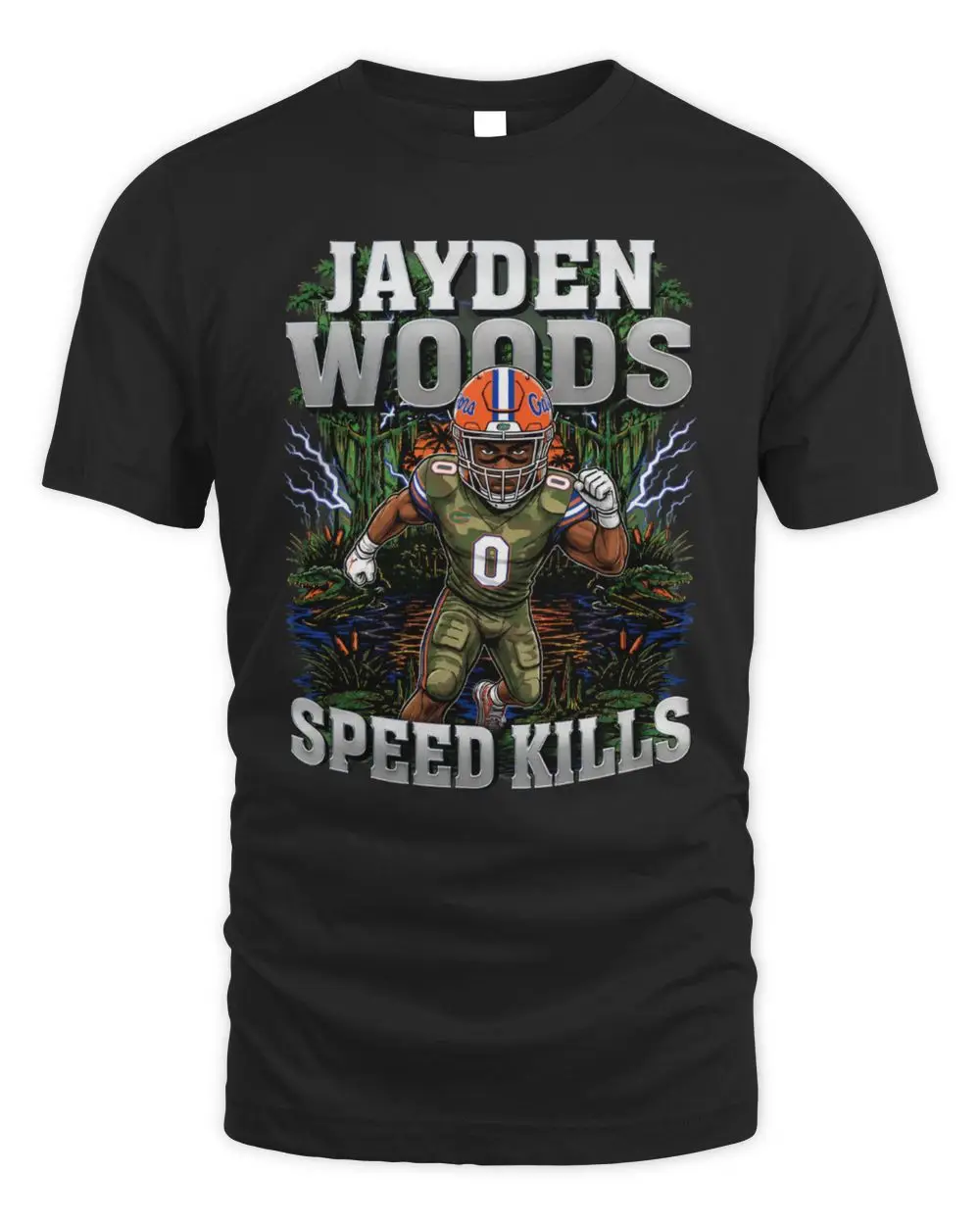 Jayden Woods Florida Black Exclusive Tee Jayden Woods Florida Black Exclusive Tee - Image 1