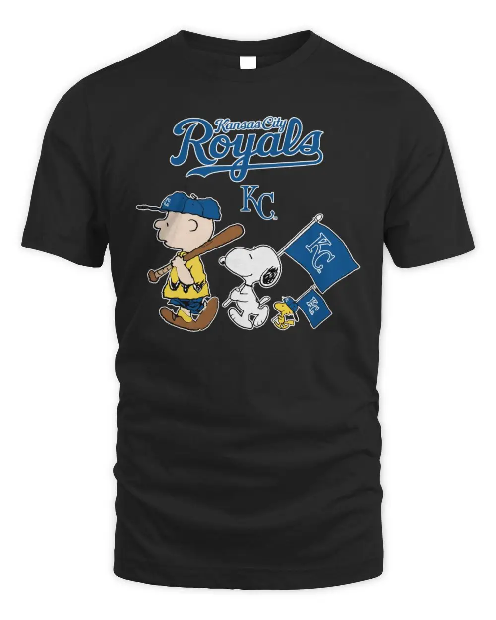 Kansas City Royals Baseball X Peanuts Snoopy Flag Hoodie