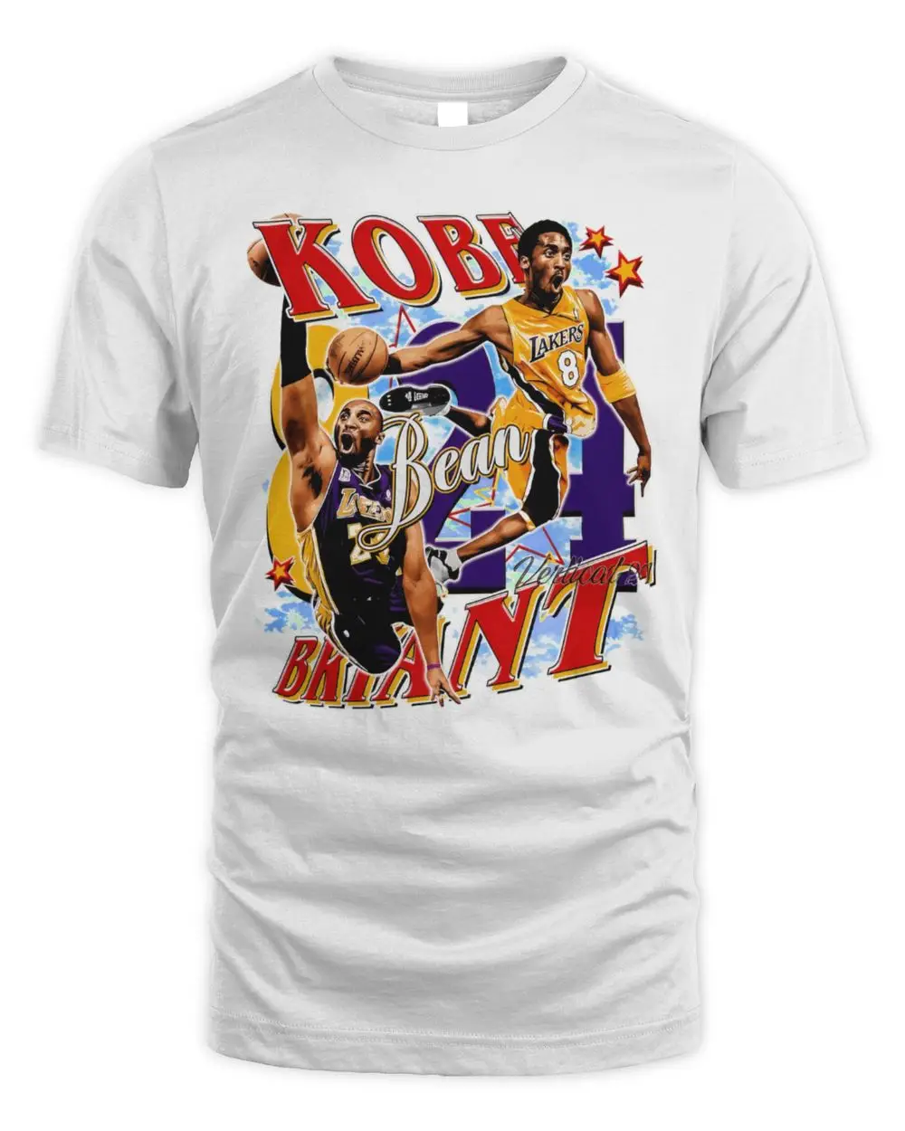 Kobe Bryant Bean Los Angeles Lakers NBA Vintage Shirt