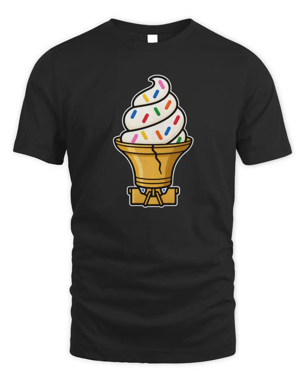 Liberty Bell Ice Cream Cone Philly T-Shirt