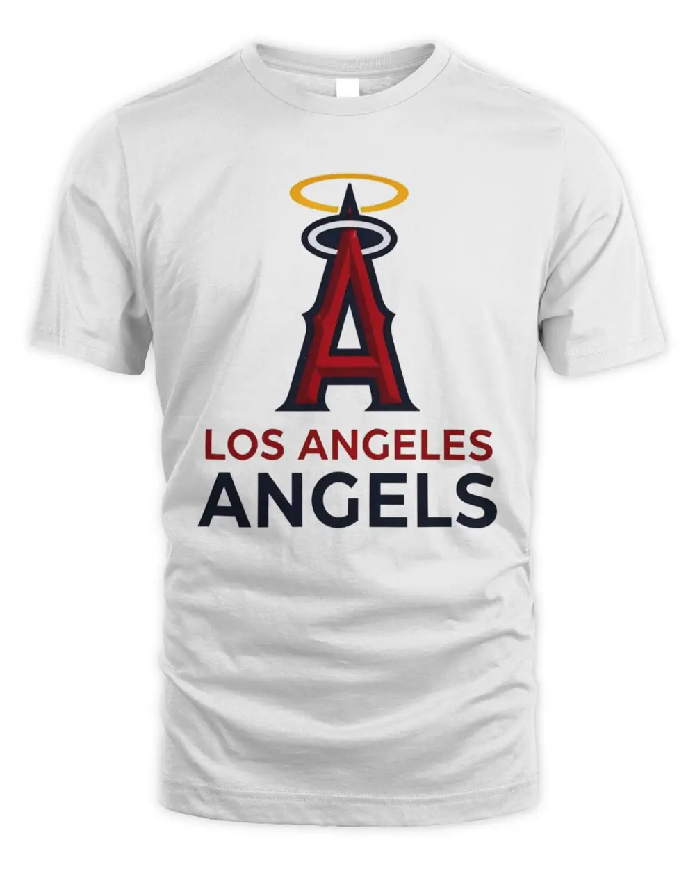 Los Angeles Angels Logo Skull Bat Crossed Baseball Shirt